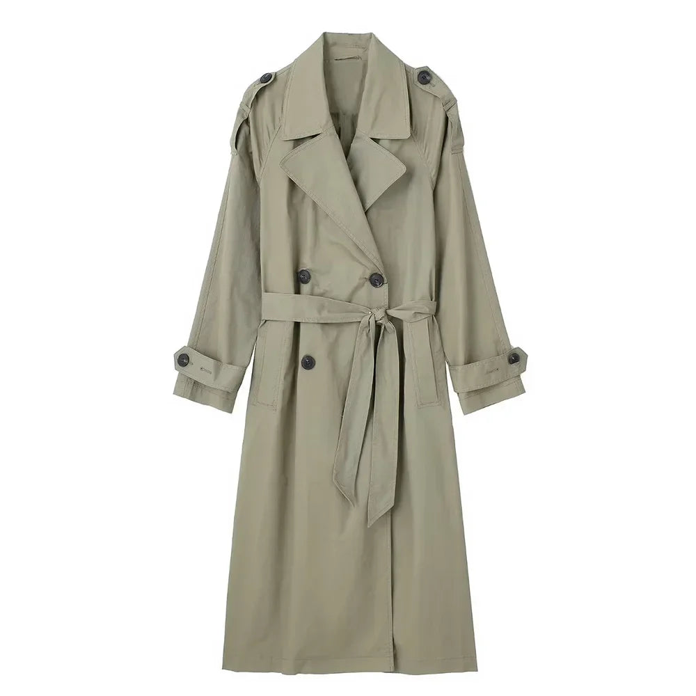 Harmony Double Breasted Trench Coat