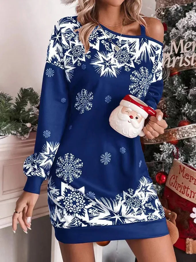 Freya Snowflake Christmas Dress