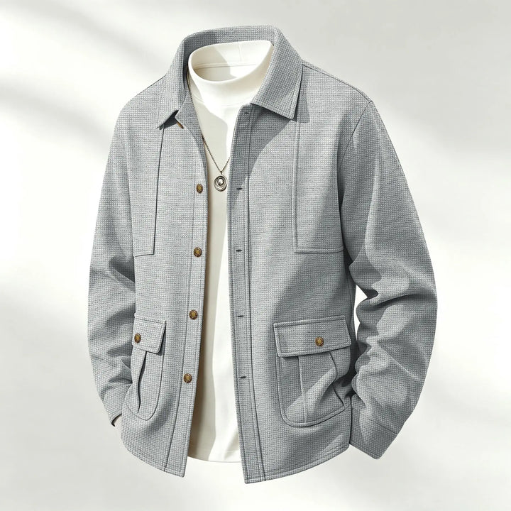 Sullivan Waffle Knit Shirt Jacket