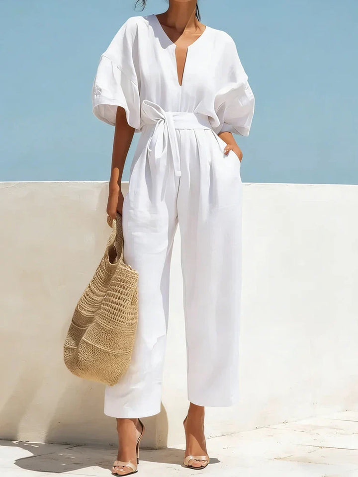 Tahlia Summer Linen Jumpsuit