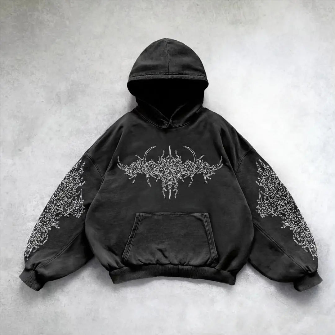 Ignatius Graphic Print Hoodie