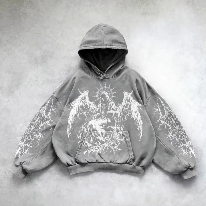 Ignatius Graphic Print Hoodie