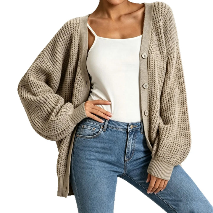 Brennan Waffle Knit Cardigan