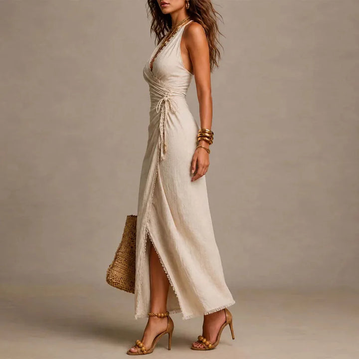 Riona High Slit Maxi Dress