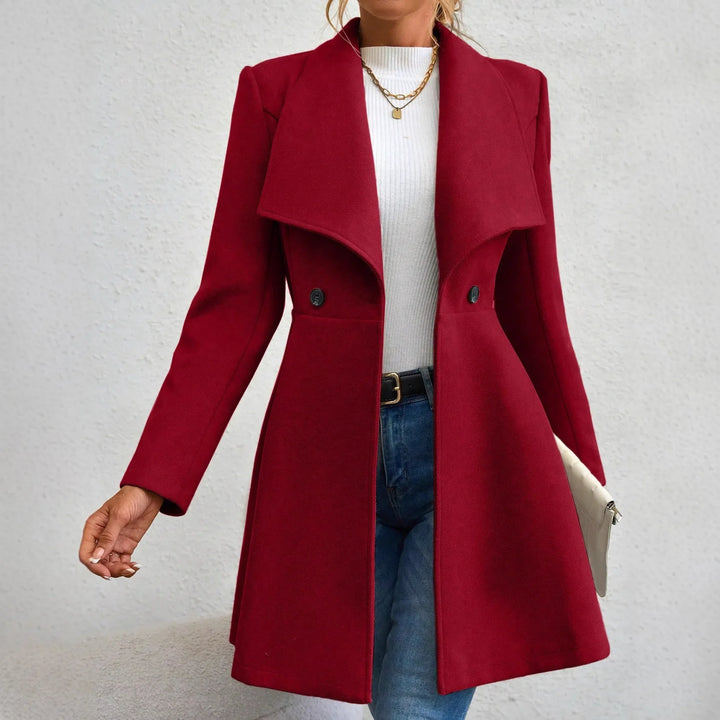 Anneke Waterfall Collar Coat