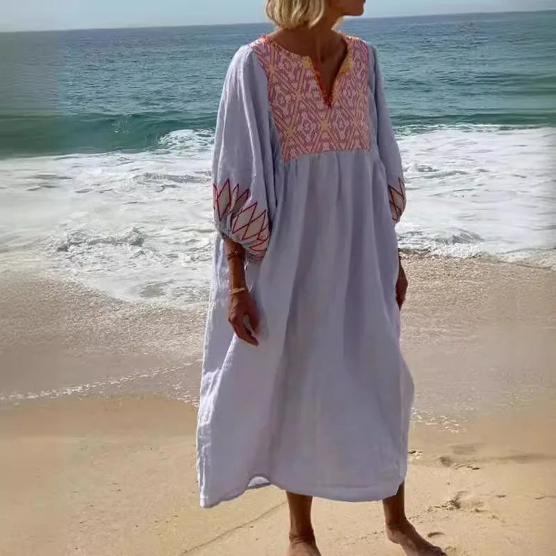 Eva Boho Relaxed Maxi Dress