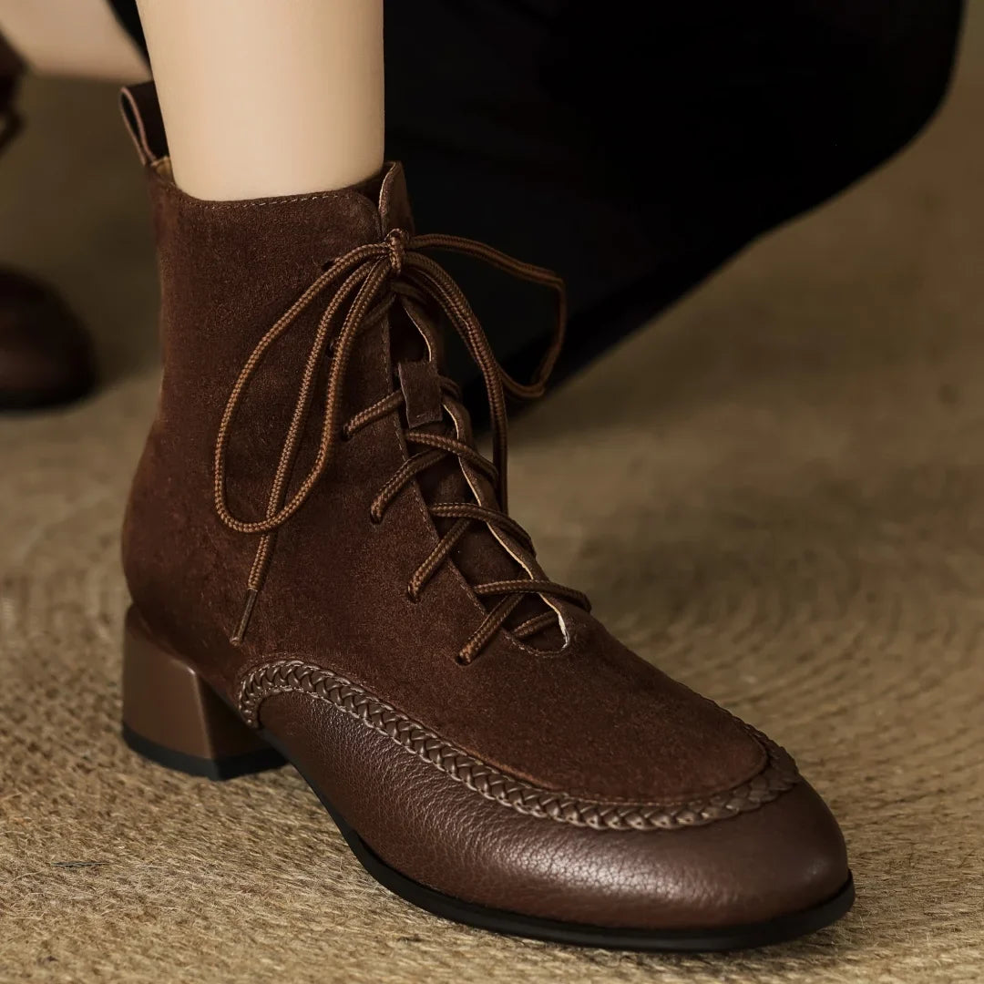 Vesna Lace Up Ankle Boot