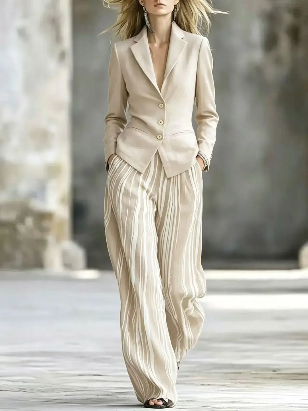 Rosamund Wide Leg Pant Suit
