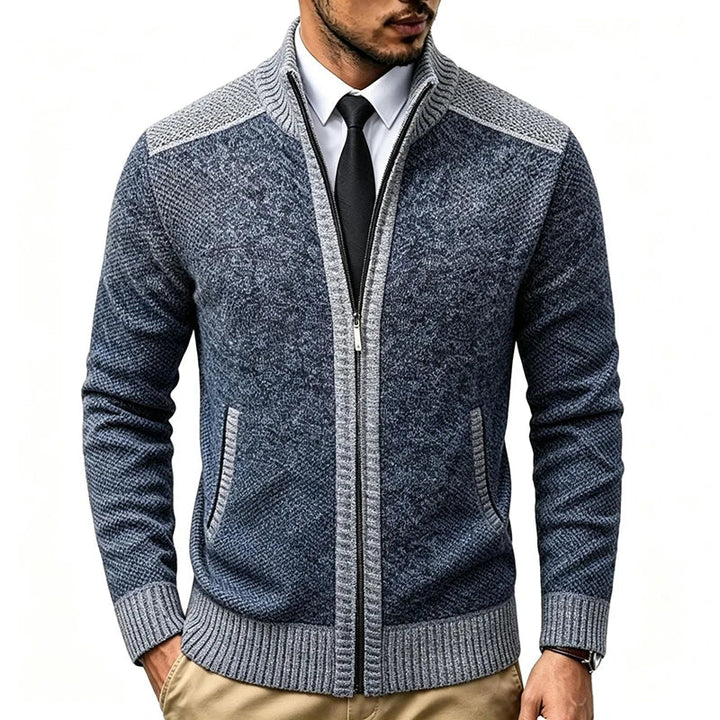 Leopold Stand Collar Cardigan