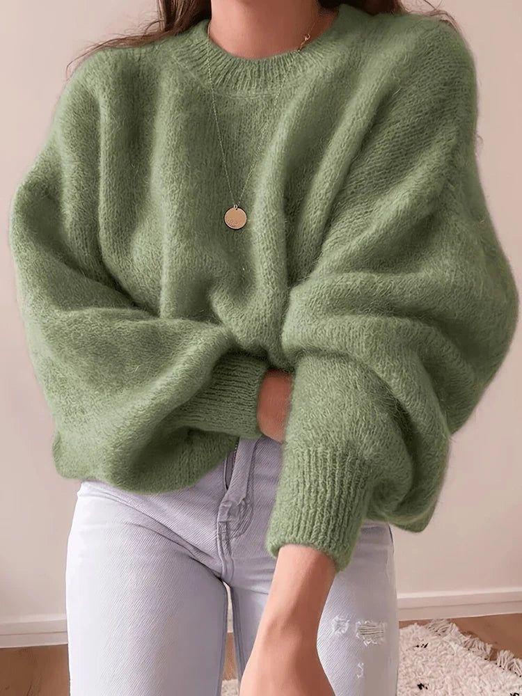 Junia Fuzzy Knit Pullover