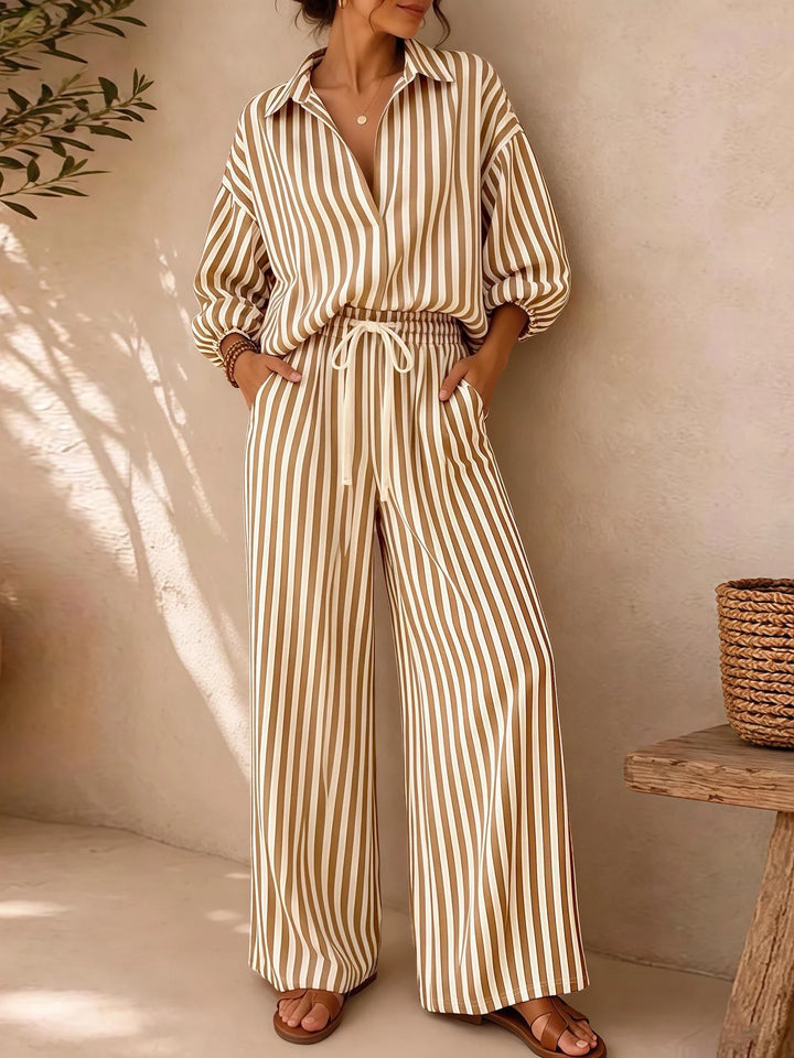 Celine Striped Two-Piece Set
