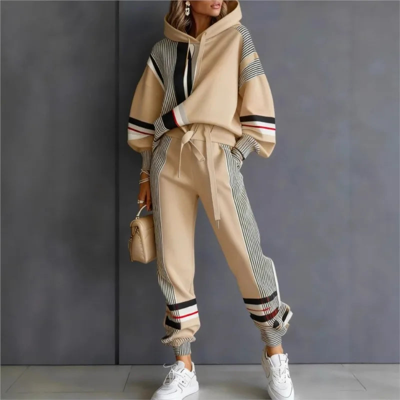 Minerva Drawstring Waist Jogger Set
