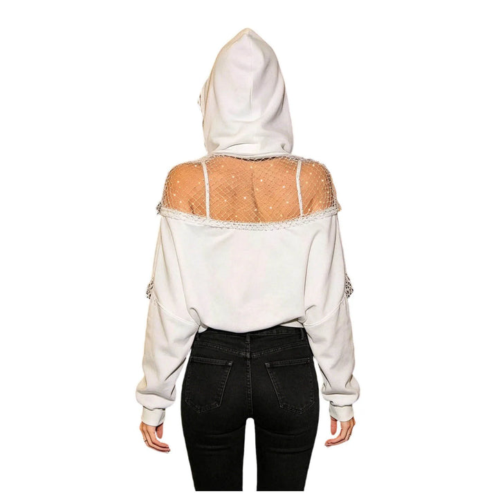 Harlan Fishnet Panel Hoodie