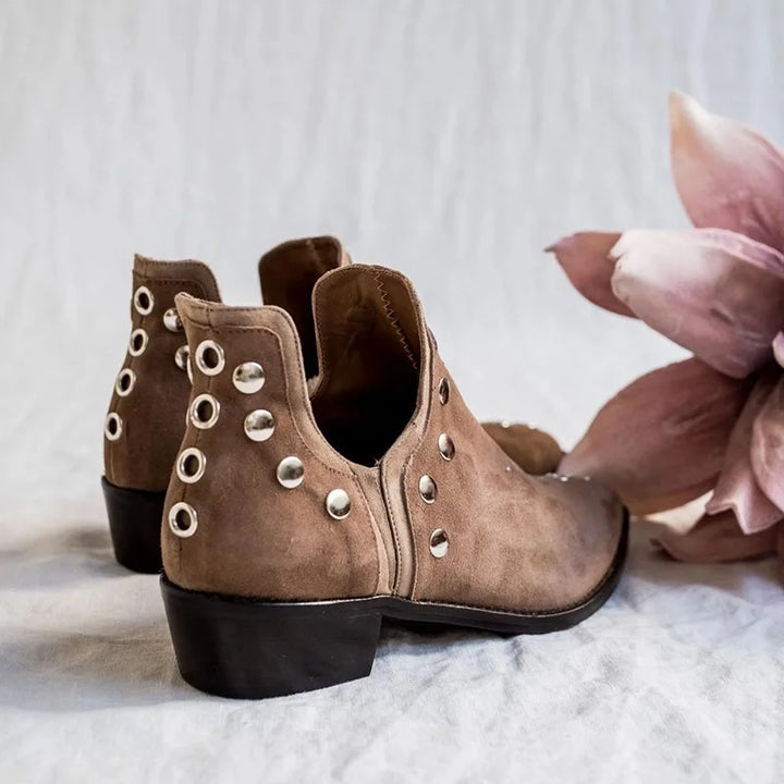 Marisette Stud Pointed Ankle Boot