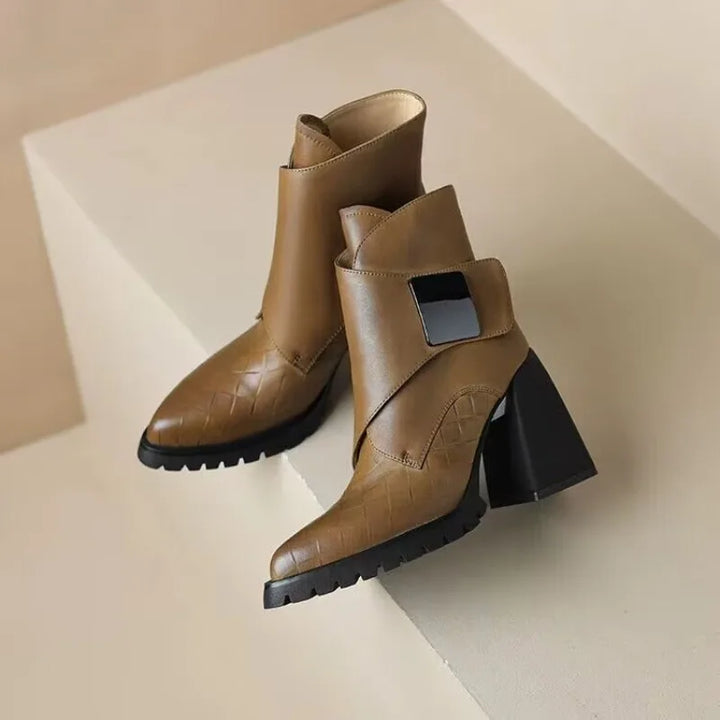 Fenella Buckle Strap Ankle Boots