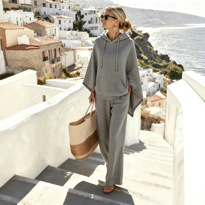 Elara Relaxed Hooded Two-Piece Set