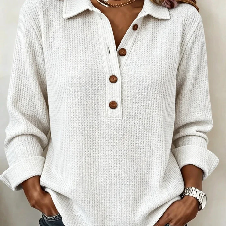 Tessa Waffle Knit Top