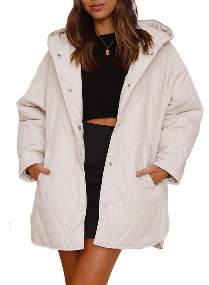 Aveline Button Front Parka