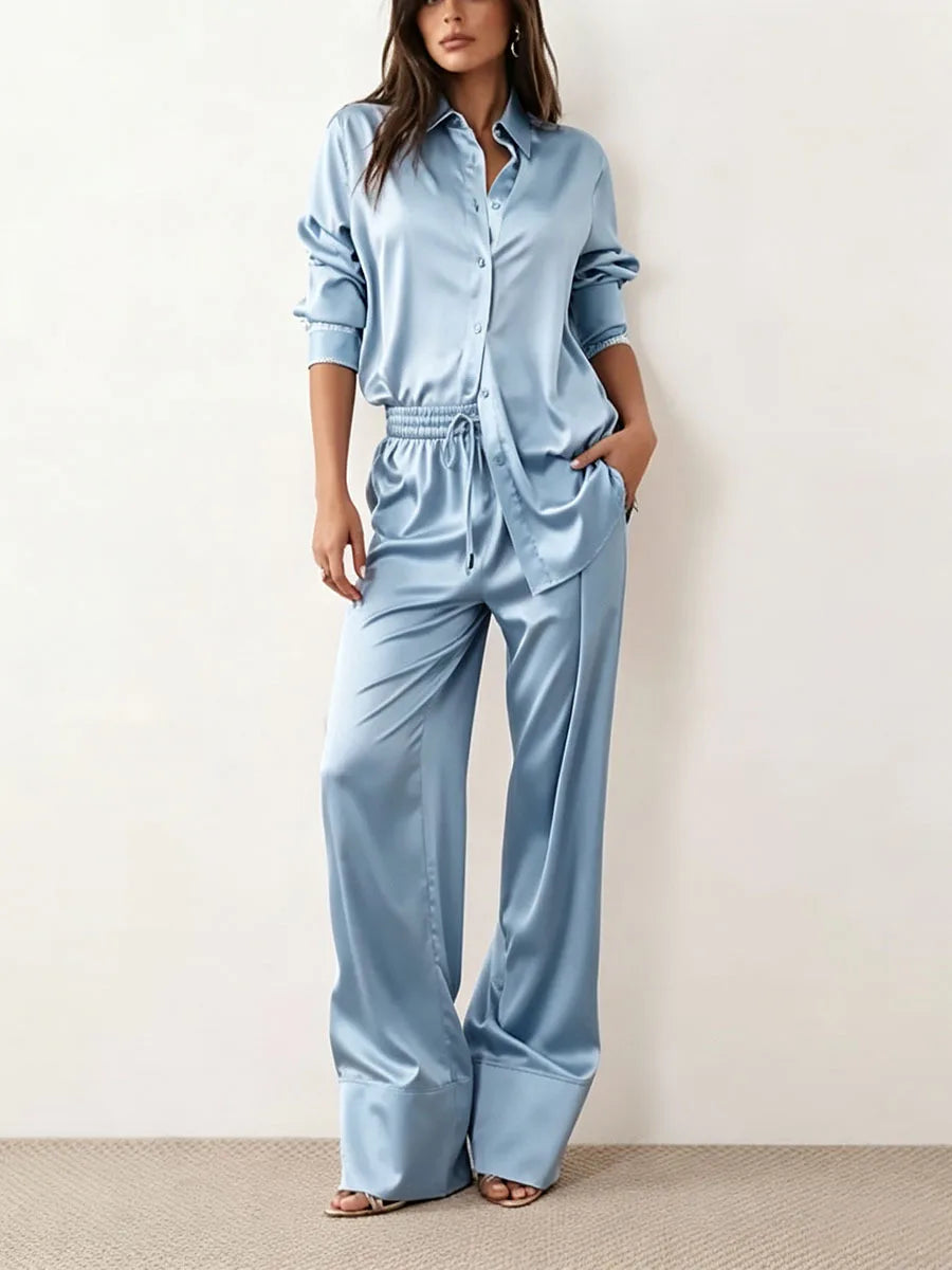 Veda Satin Finish Two Piece Set