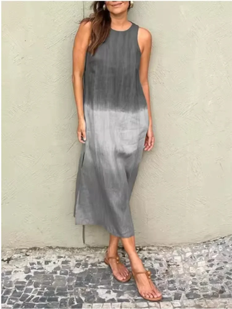 Liora Gradient Relaxed Midi Dress