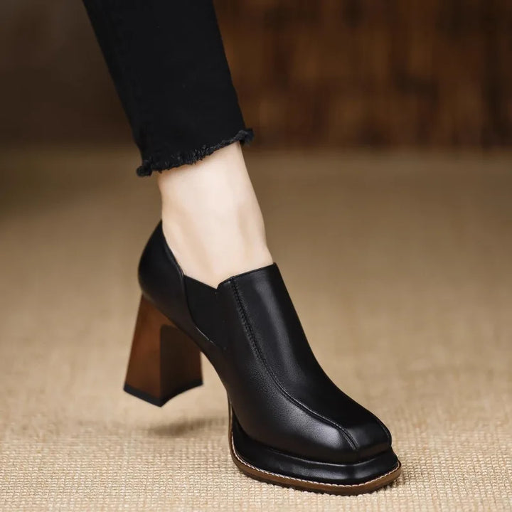 Verlaine Block Heel Pumps