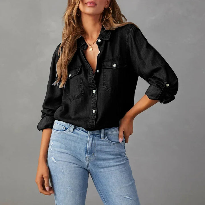 Ingrid Relaxed Denim Shirt