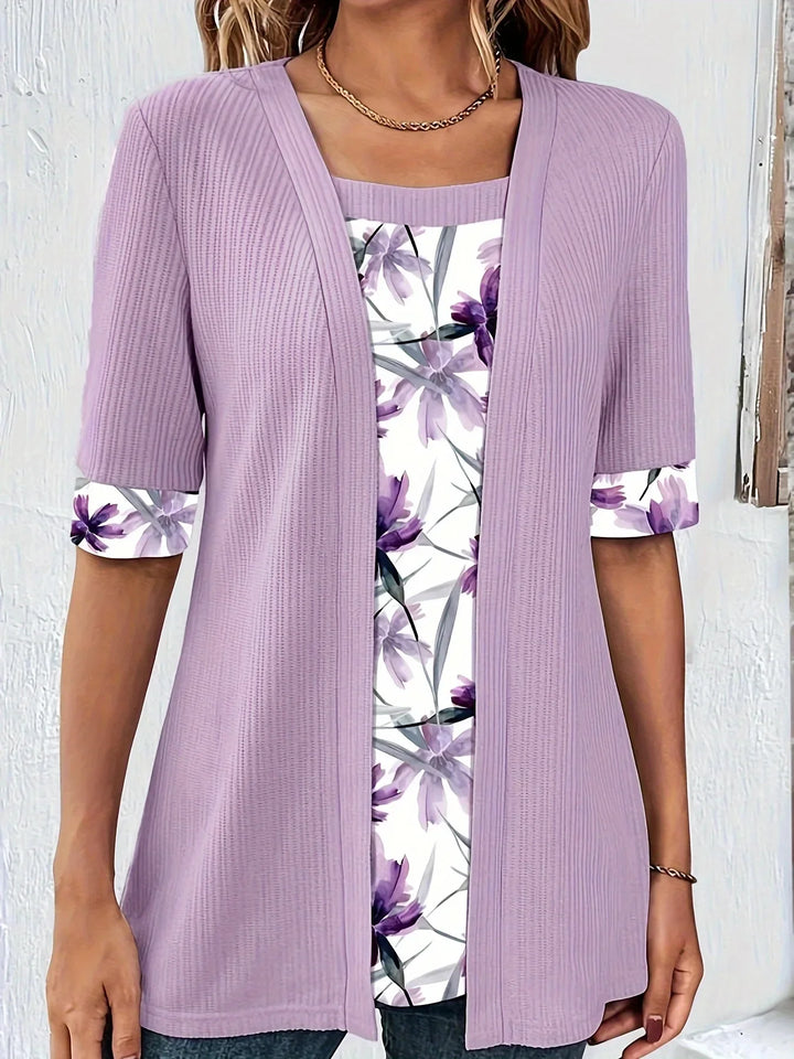 Melody Casual Floral Two-Piece Set
