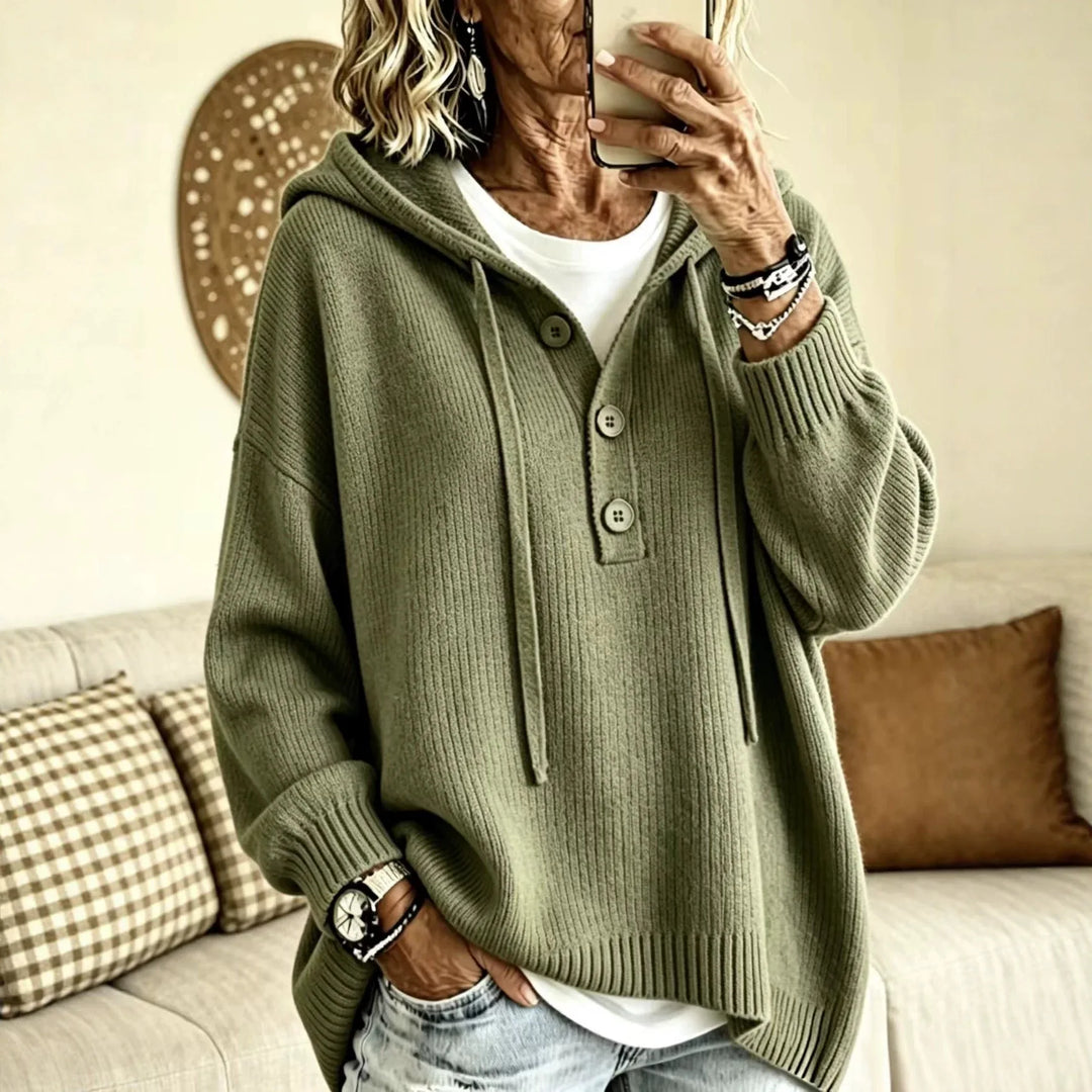 Fernwood Button Placket Hoodie