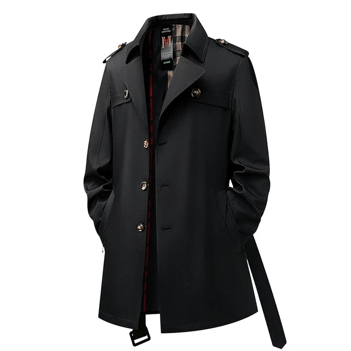 Lucian Single Breasted Trench Coat