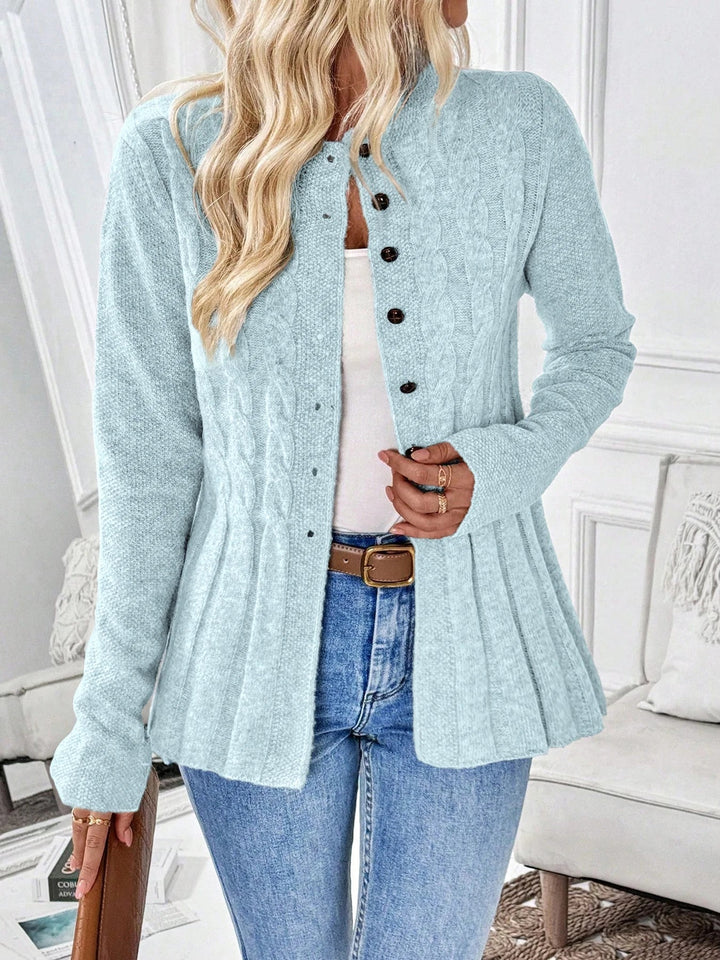 Genevra Cable Knit Cardigan