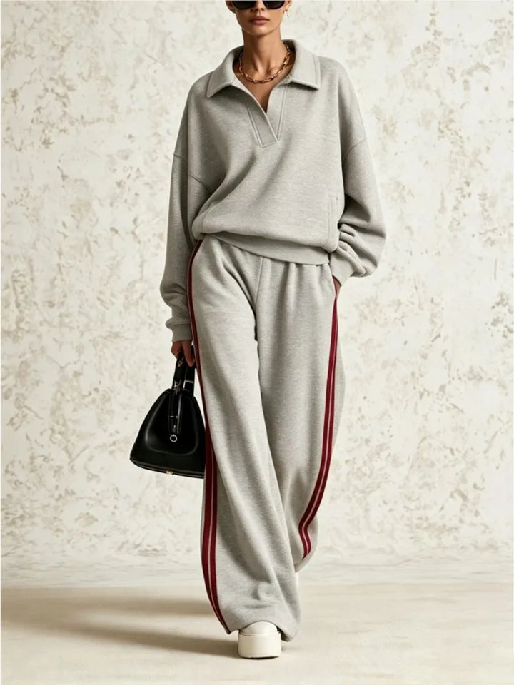 Honora Contrast Stripe Travel Set