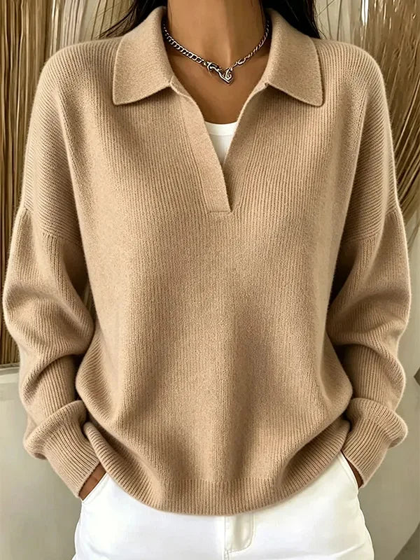 Isadora Ribbed Knit Polo