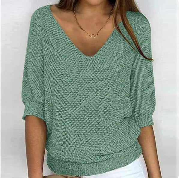 Vivienne Ribbed Knit Top