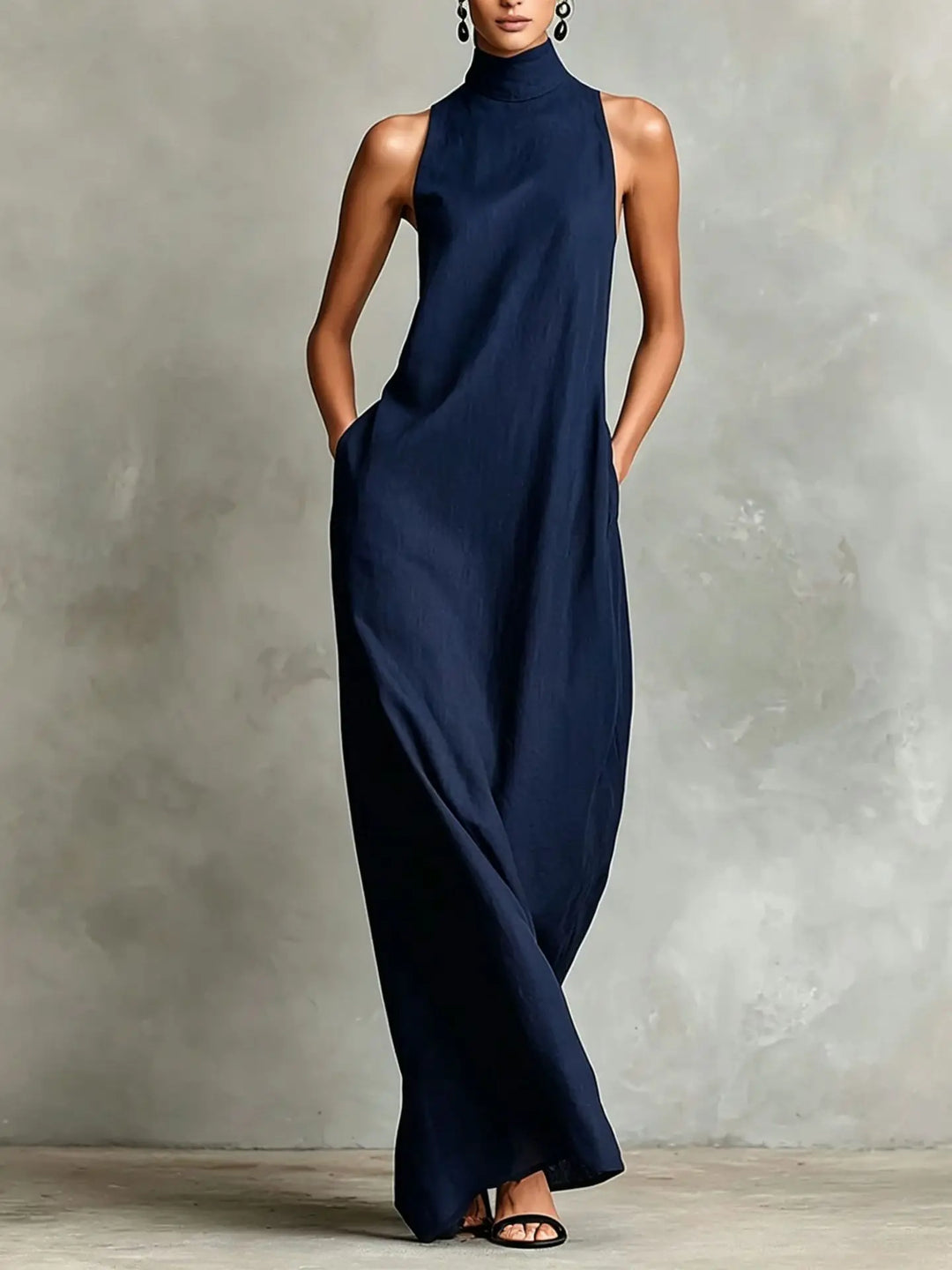 Mirelle Sophisticated Pocket Maxi Dress
