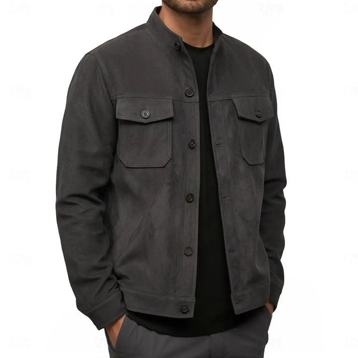 Barnes Stand Collar Shirt Jacket