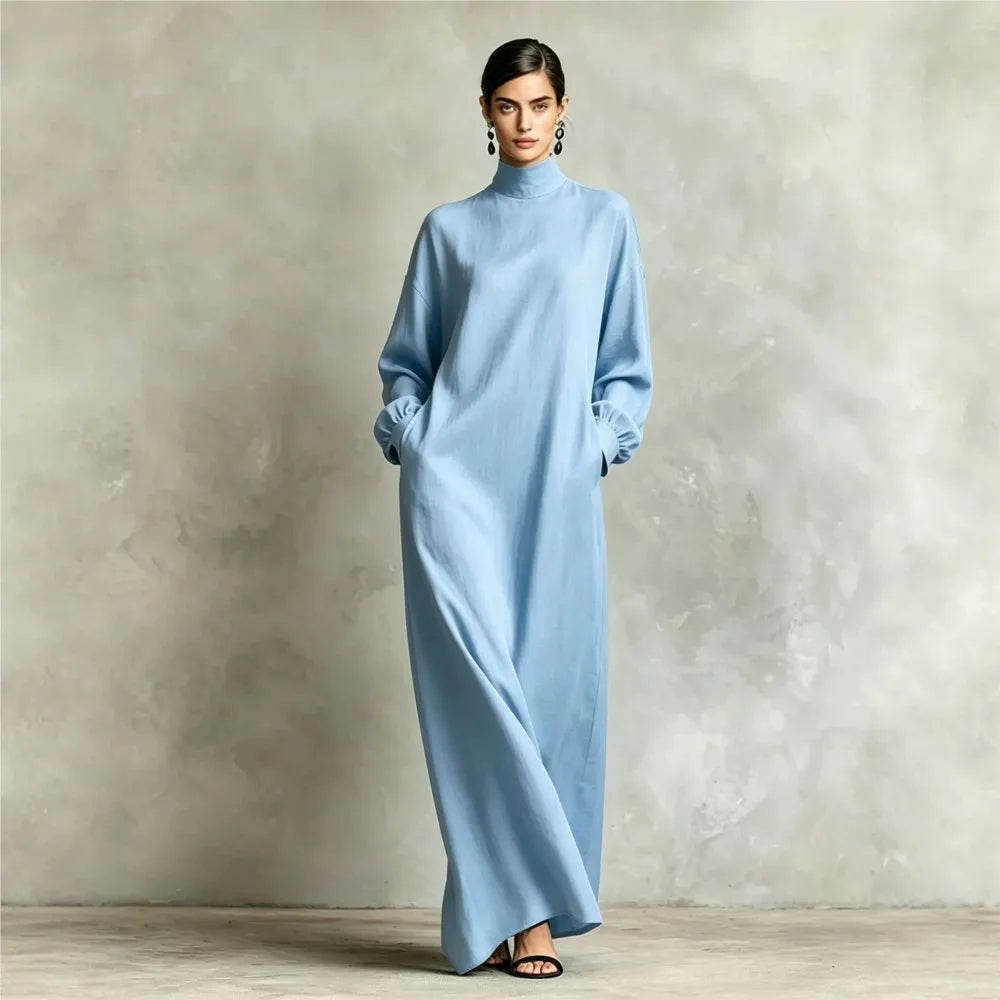Lucia Turtleneck Maxi Dress