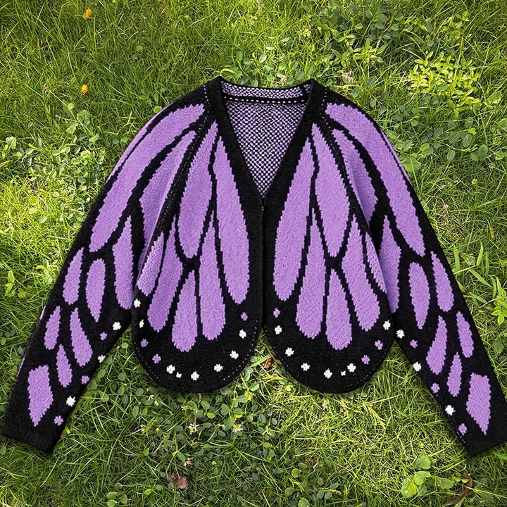 Emery Open Front Butterfly Cardigan