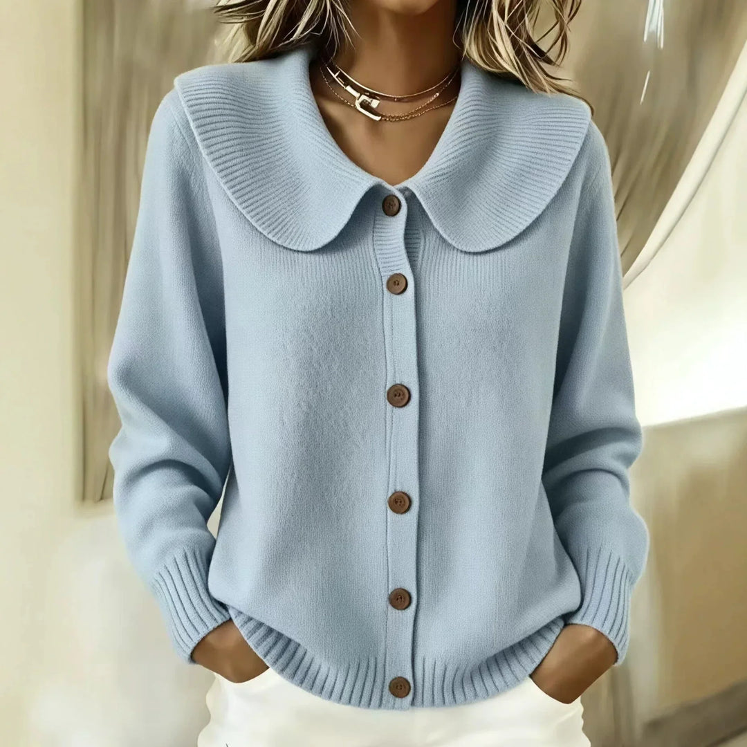 Tessaly Wide Collar Cardigan