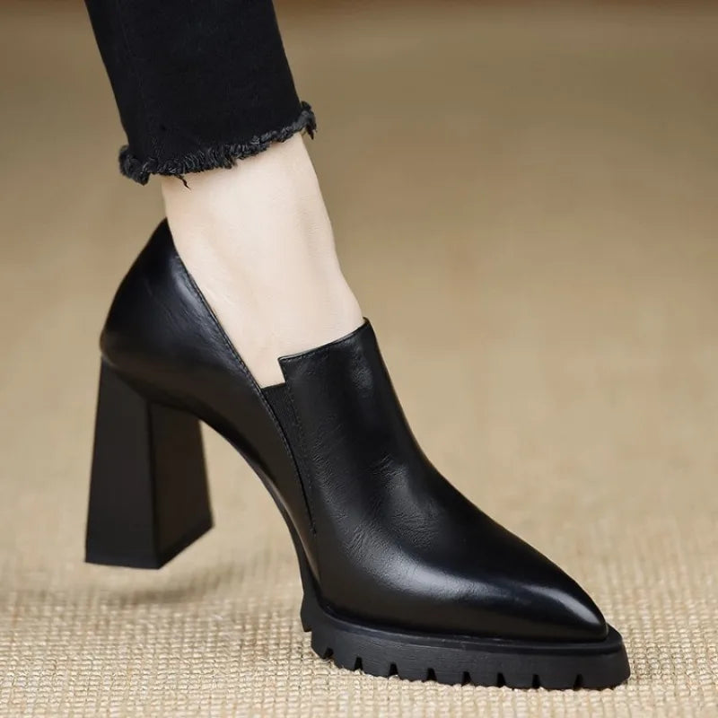 Xanthe Block Heel Pump