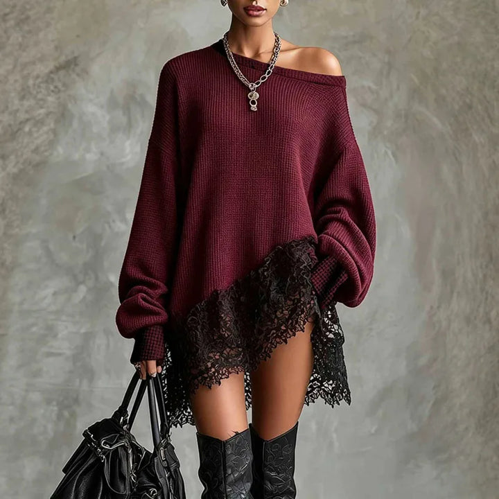 Amelie Off Shoulder Sweater Dress