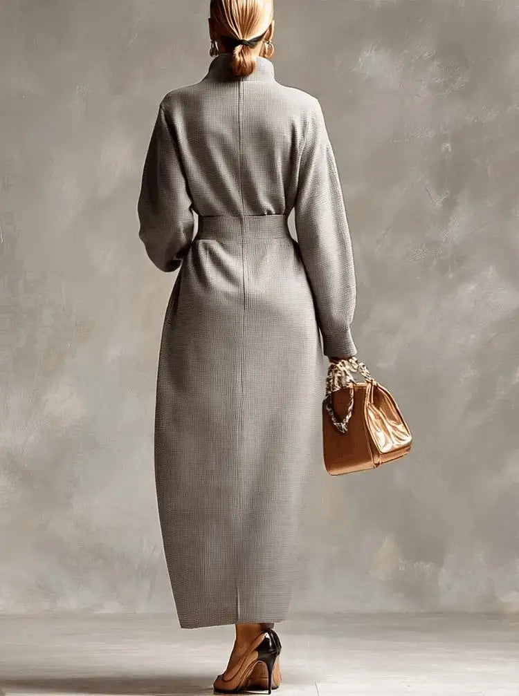 Romilly Elegant Zip Maxi Dress