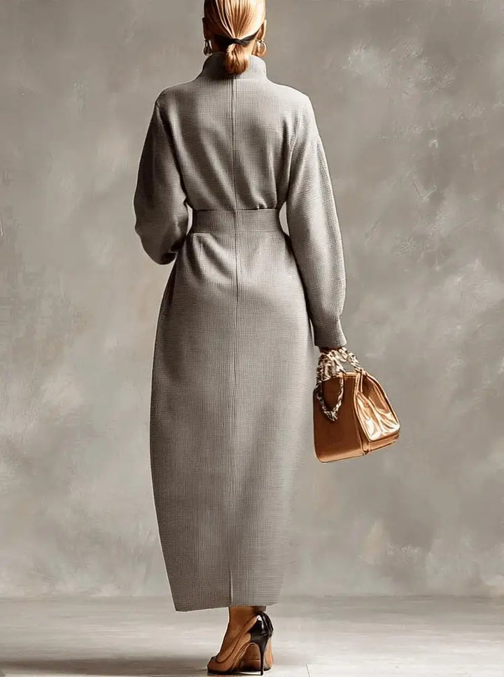 Romilly Elegant Zip Maxi Dress