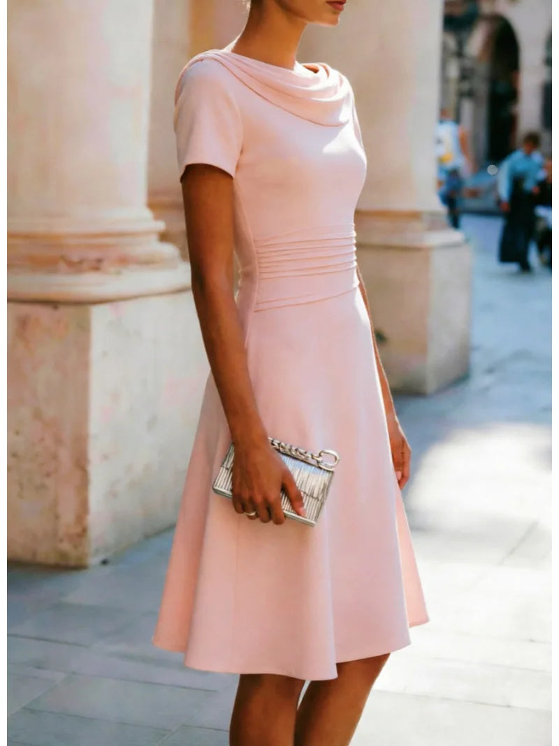 Solana Elegant Relaxed Midi Dress