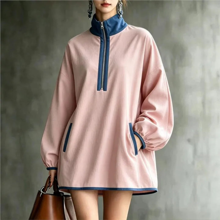 Verity Half Zip Mini Dress