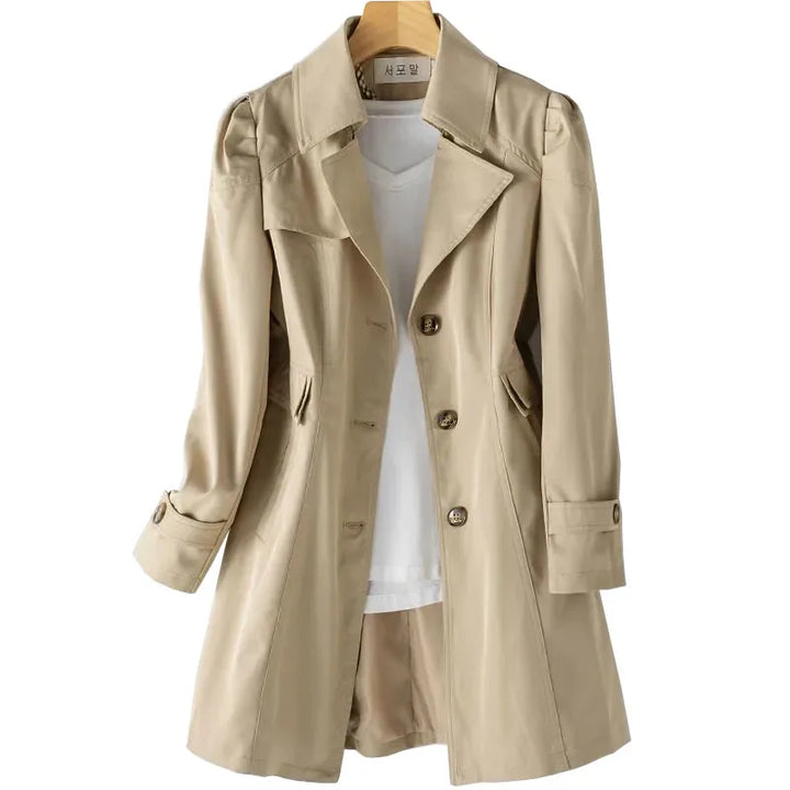 Josephine Notched Lapel Trench