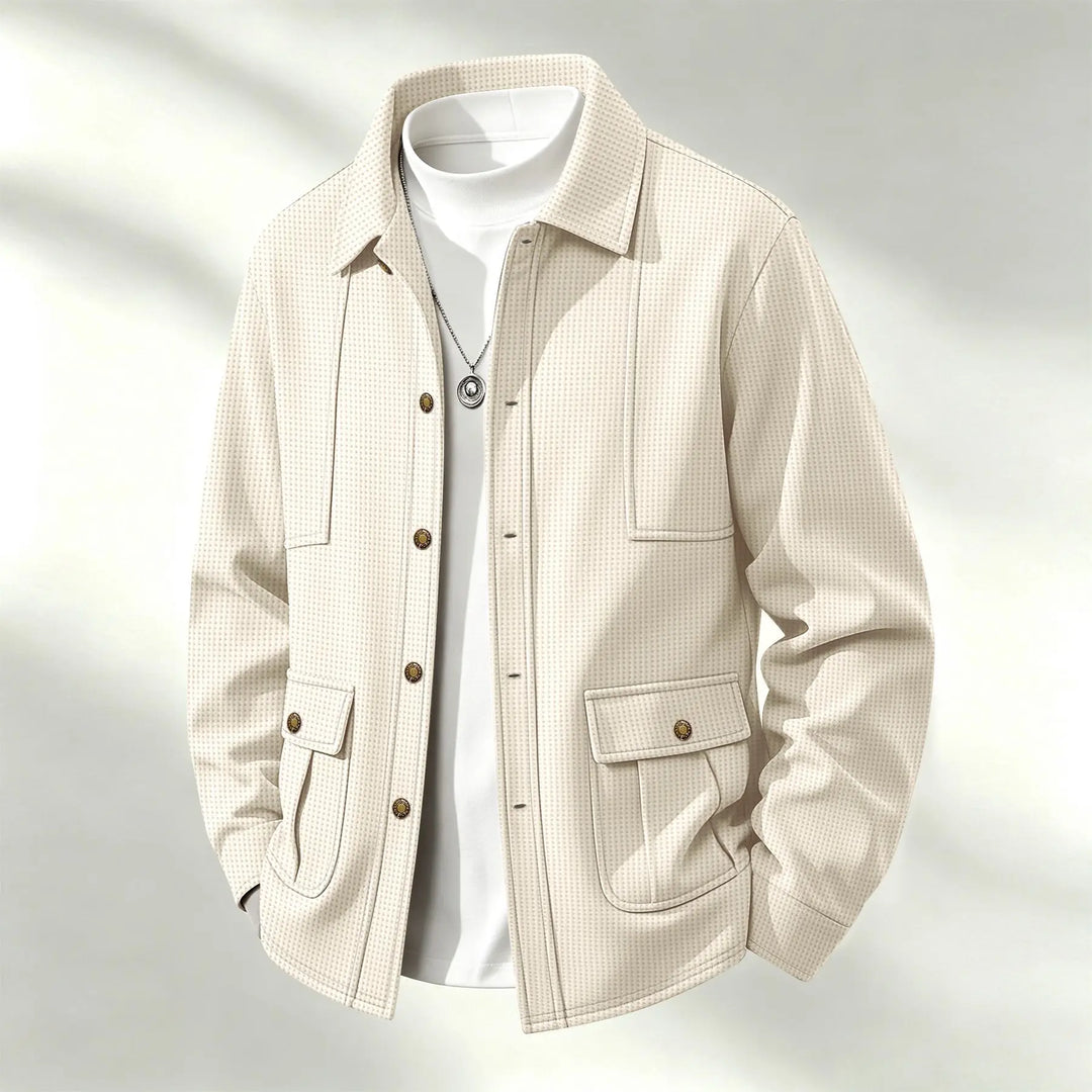 Sullivan Waffle Knit Shirt Jacket