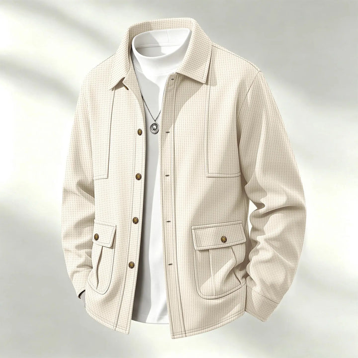 Sullivan Waffle Knit Shirt Jacket