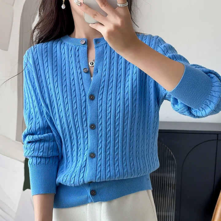 Elowyn Cable Knit Cardigan