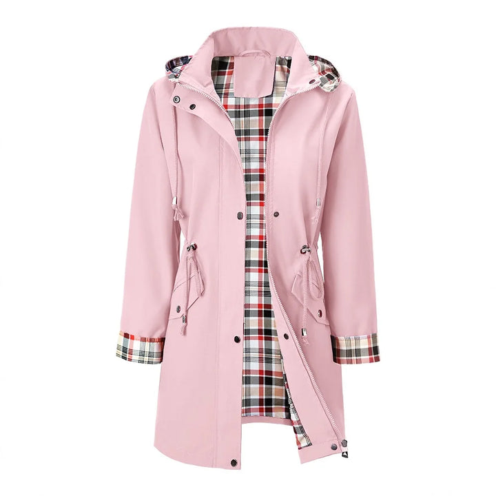 Antonia Drawstring Waist Rain Jacket
