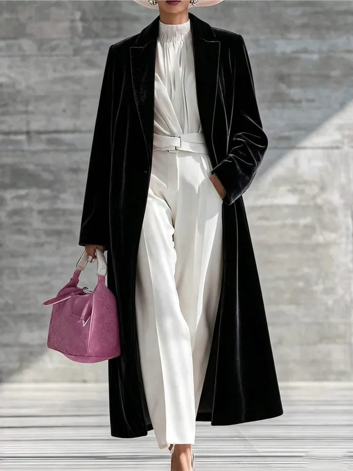 Livia Velvet Maxi Coat